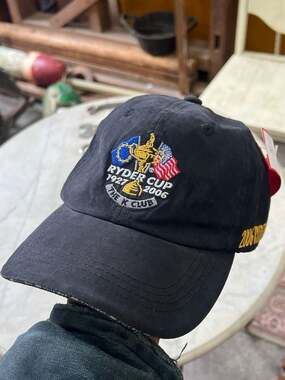 2006 Ryder Cup The K Club Golf Hat Black Embroidered Adjustable Cap